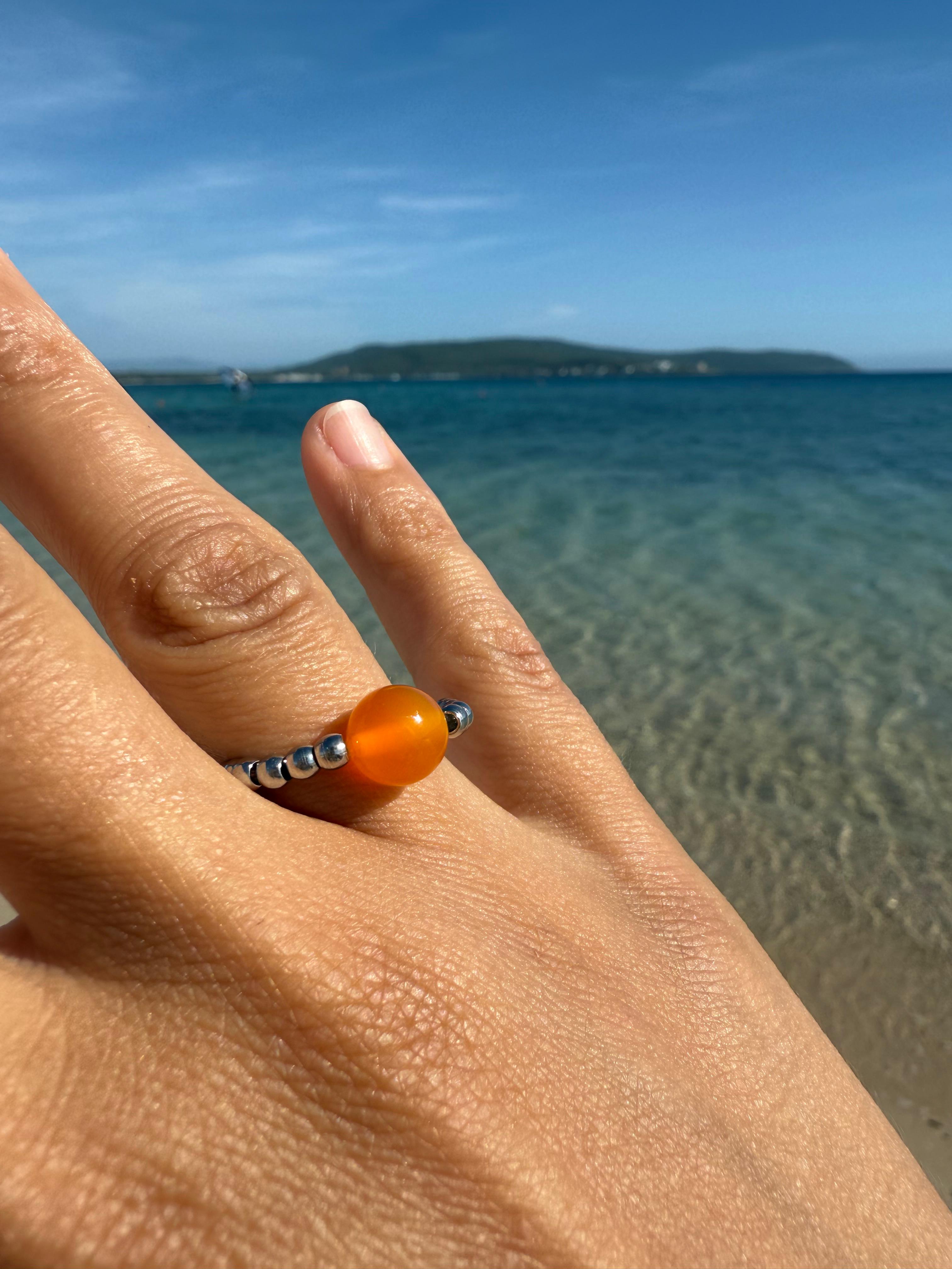 Anello in controluce durante l'estate