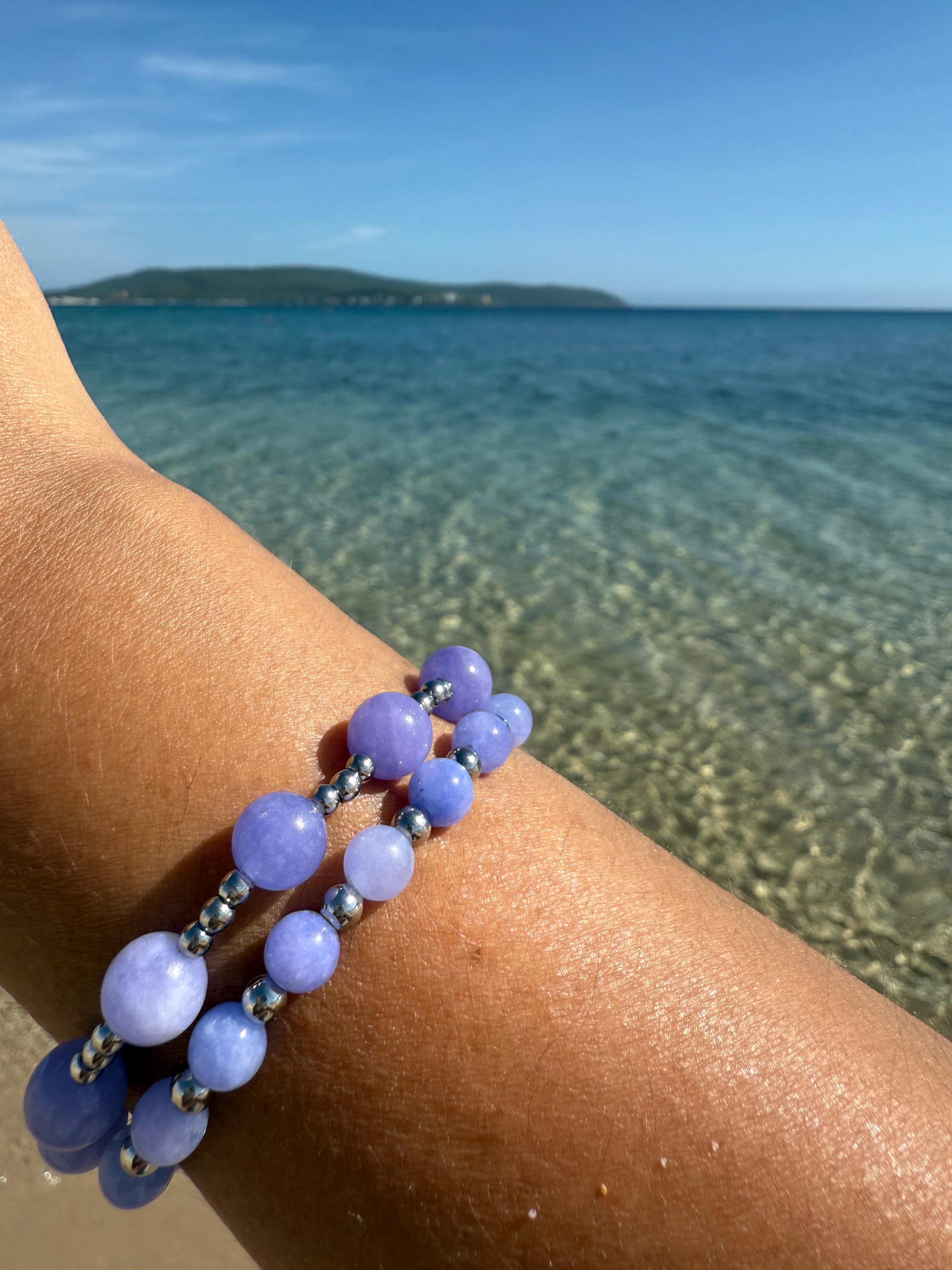 Bracciale fotografato al mare